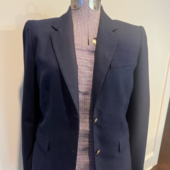 J Crew Navy Blazer - Picture 1 of 5